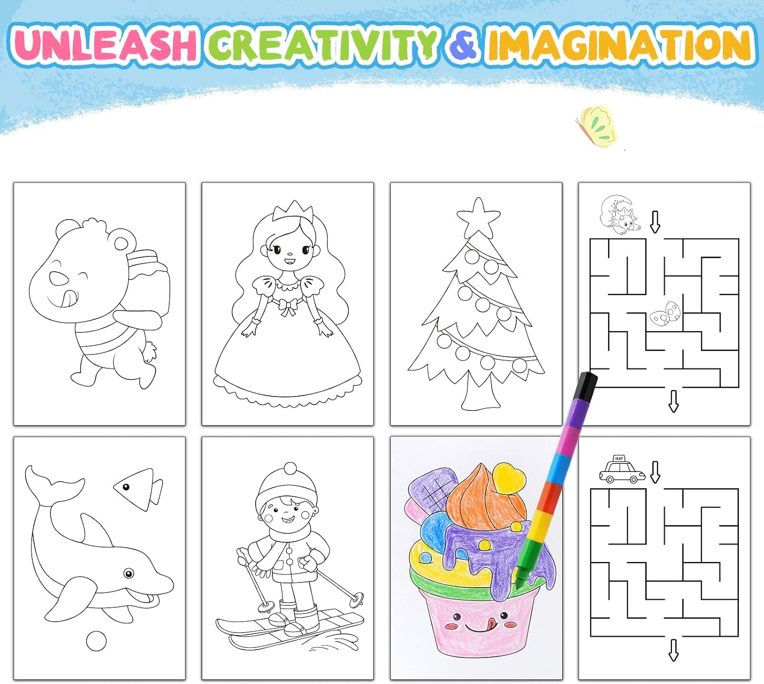 Thumbnail 6 de ZMLM Party Bag Fillers 16-pack colouring set