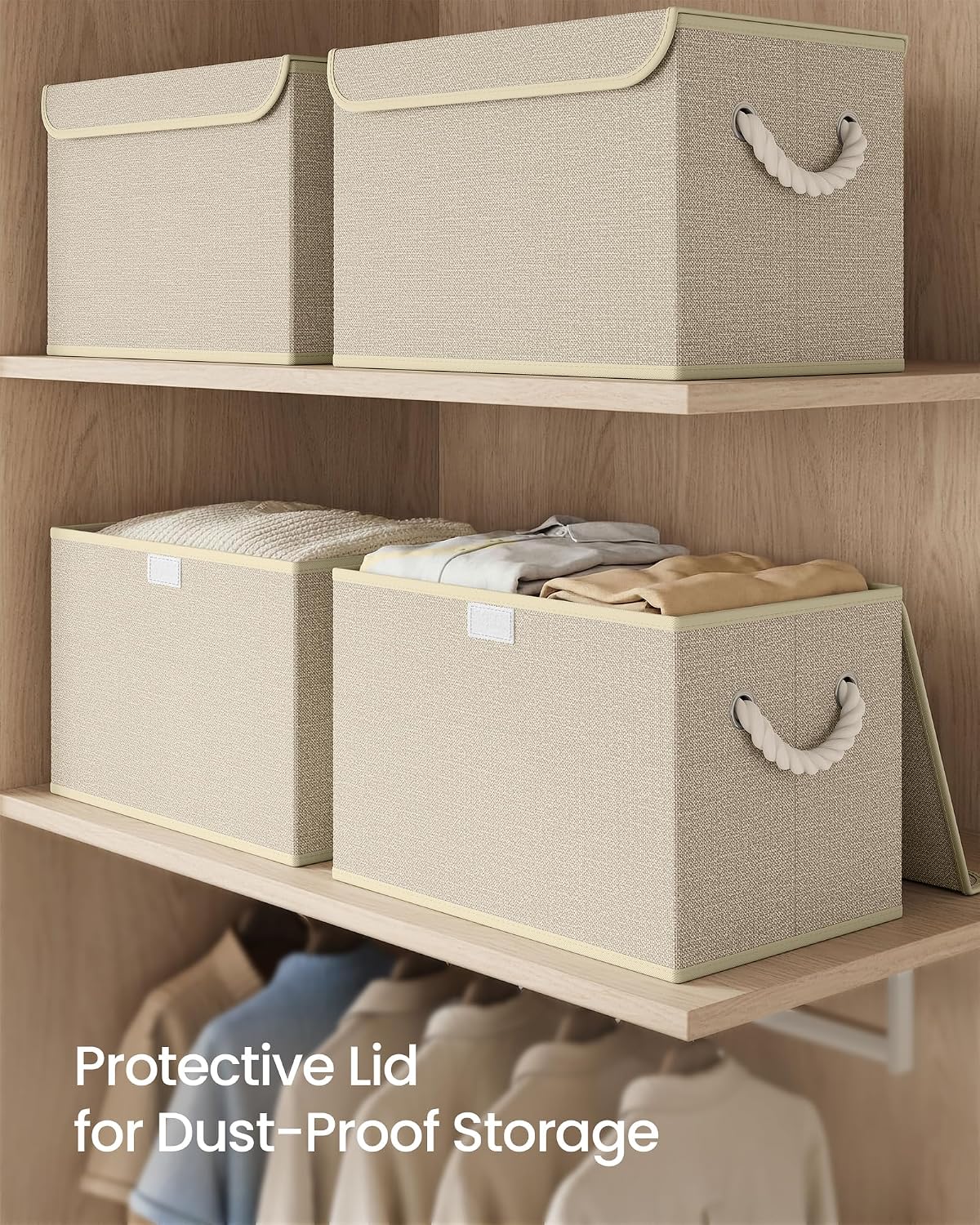 Thumbnail 6 de SONGMICS TINA Collection RFB013LZ01 Foldable Storage Boxes, Set of 3