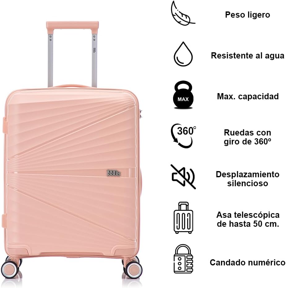 Thumbnail 1 de Maleta 1990s Mediana Expandible 65 cm Rosa
