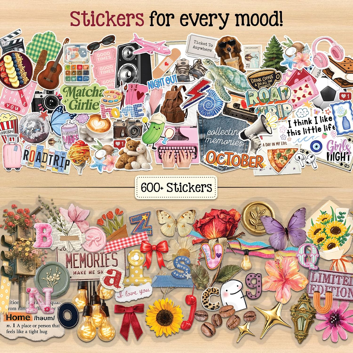 Detalle de My Artsy Stash Scrapbooking Kit with 600+ Stickers