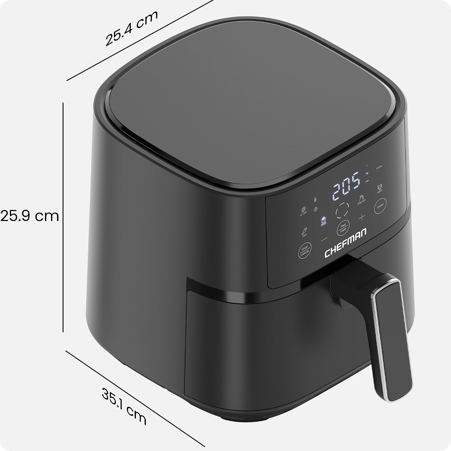 Thumbnail 6 de Chefman Heißluftfritteuse 3,75L mit Hi-Fry-Technologie – kompakt, günstig gesund fritieren