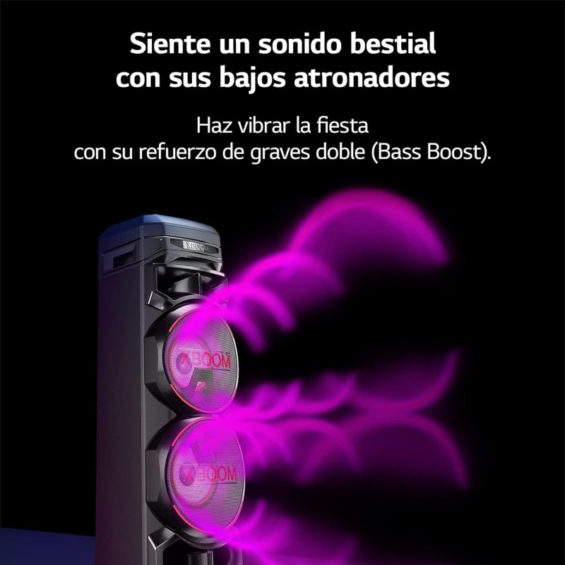 Detalle 2 de LG RNC9 Altavoz Bluetooth Karaoke 1000W 🎤