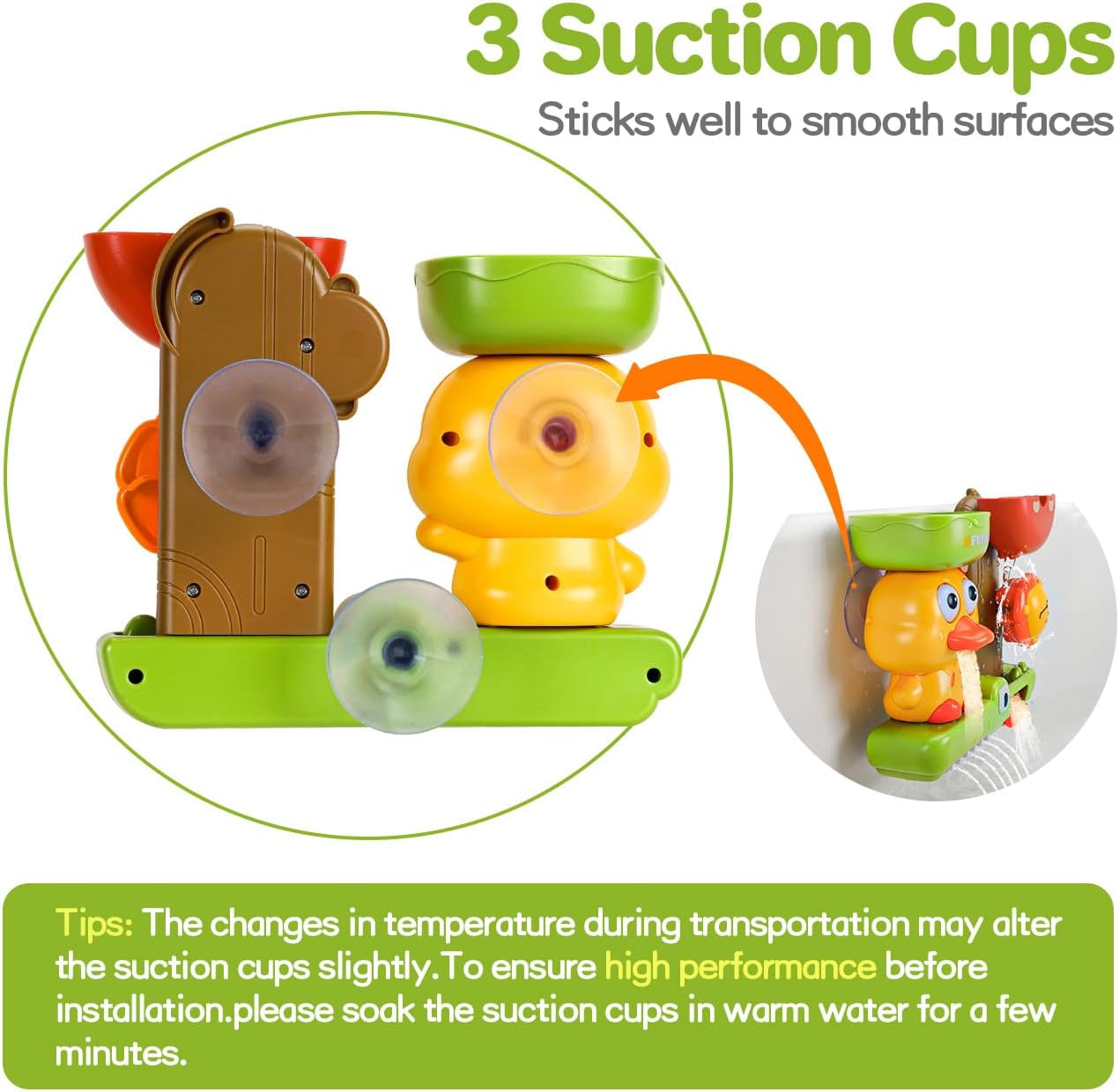 Thumbnail 2 de KmmiFF Bath Toys set with duck and water-pouring spoon (1–5 years)