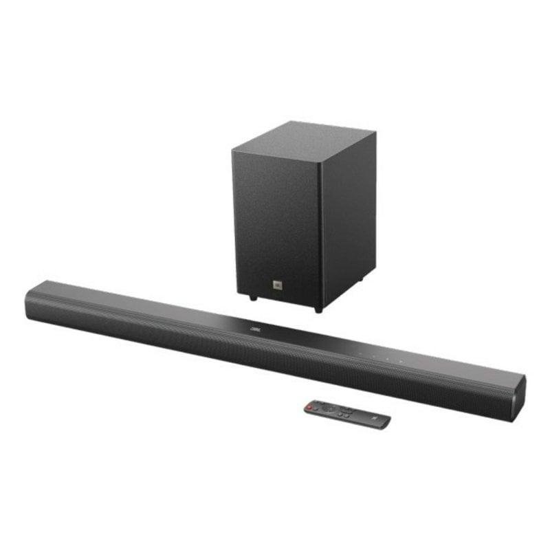 Detalle de JBL Cinema SB550 barra de sonido 3.1 con subwoofer inalámbrico, 250W y Bluetooth (Dolby Audio, HDMI ARC)