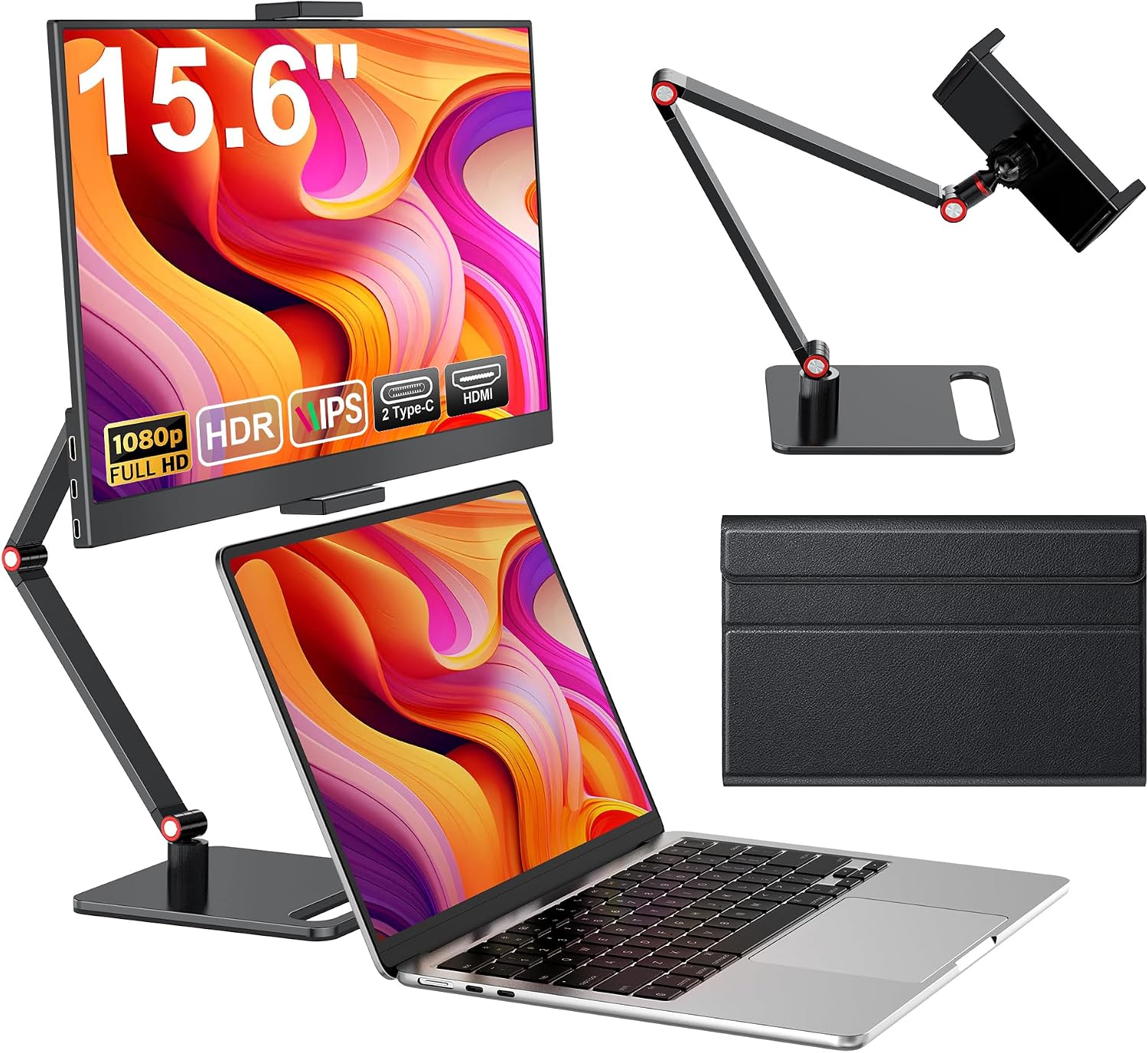 Detalle de MAGICRAVEN Tragbarer Monitor 15,6" 1080p