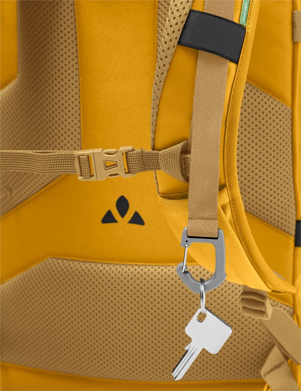 Detalle de VAUDE Mineo Backpack 30 – geräumiger Stadtrucksack (30–39 l) mit Notebookfach