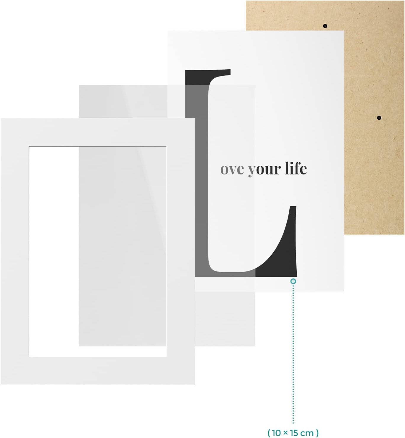 Thumbnail 5 de Photo collage frame 10 slot 10x15cm
