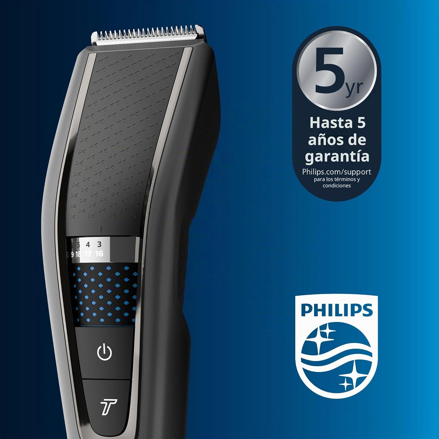 Thumbnail 6 de Philips Cortapelos Titanio, 28 Ajustes, Uso Inalámbrico ✂