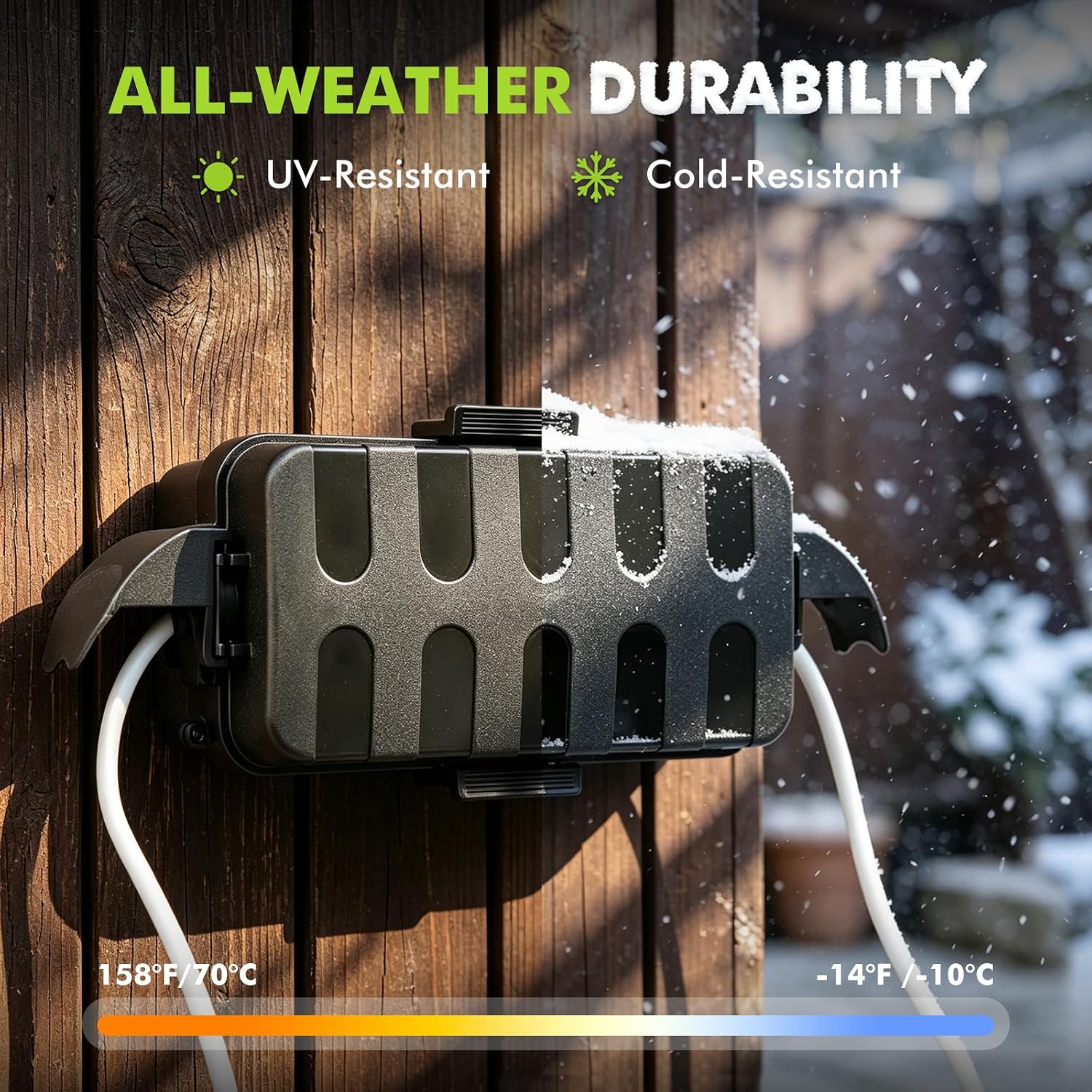 Thumbnail 5 de RESTMO O-ECC-4S Outdoor Electrical Box, IP55 Compact Cord Cover
