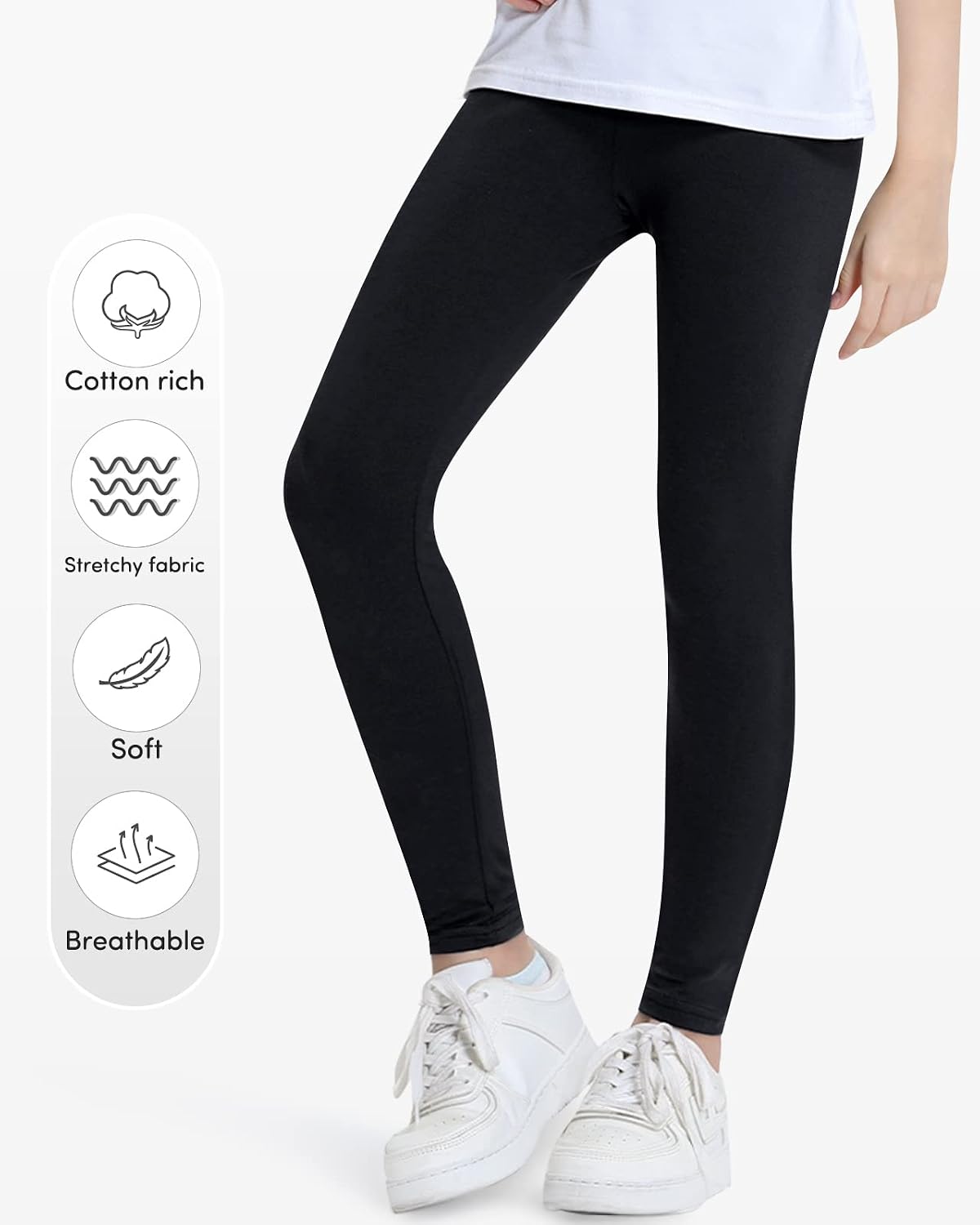 Thumbnail 3 de Domee Mädchen Leggings Lang Hosen 3er-Pack