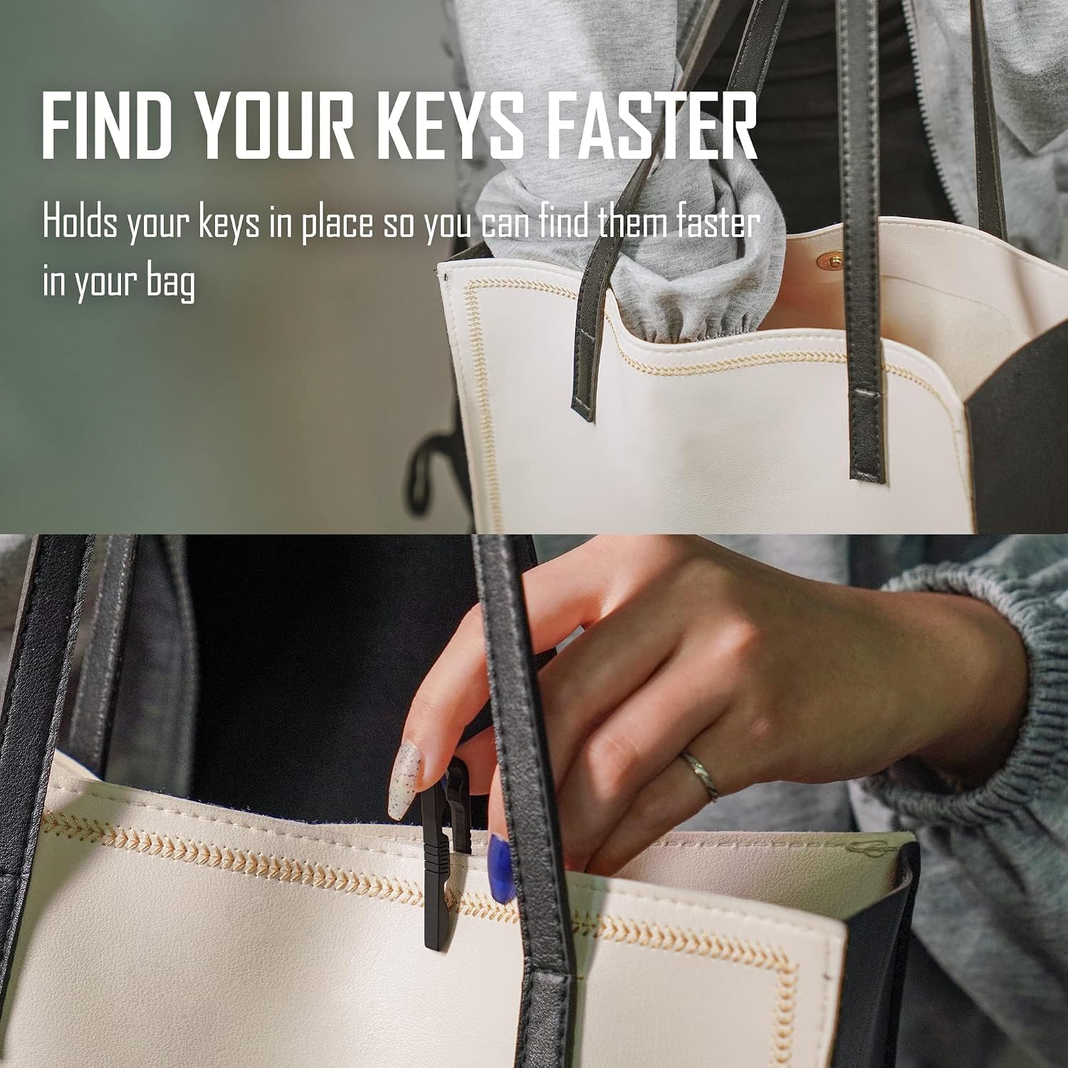Thumbnail 3 de KeyUnity KM07 Titanium Keychain Clip