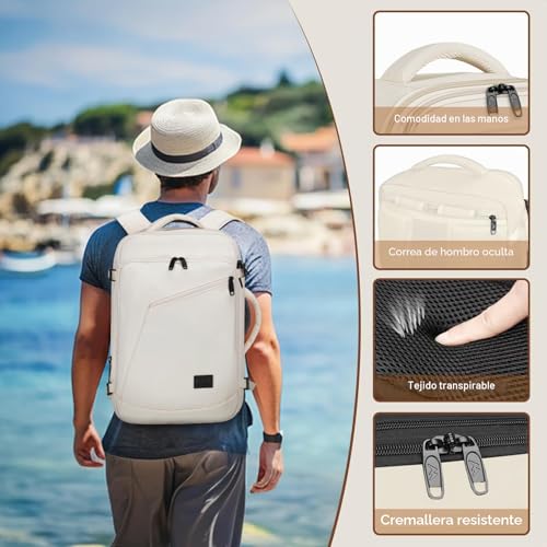 Thumbnail 6 de MATEIN Mochila de cabina expandible 40x30x20 cm | Cabina hombre/mujer, 30 L extra