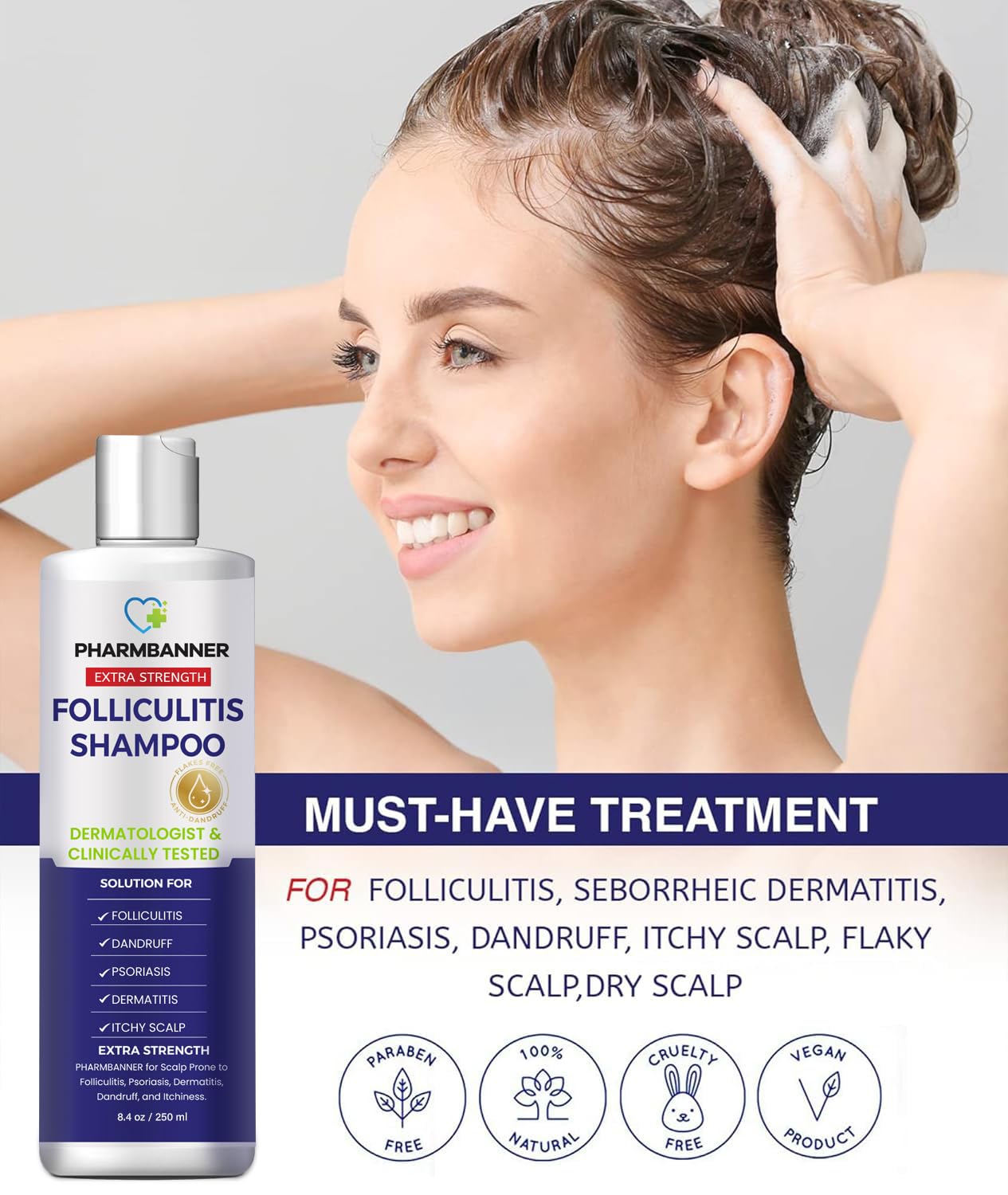 Thumbnail 6 de PHARMBANNER Anti-Fungal Shampoo for Scalp Psoriasis ⚙