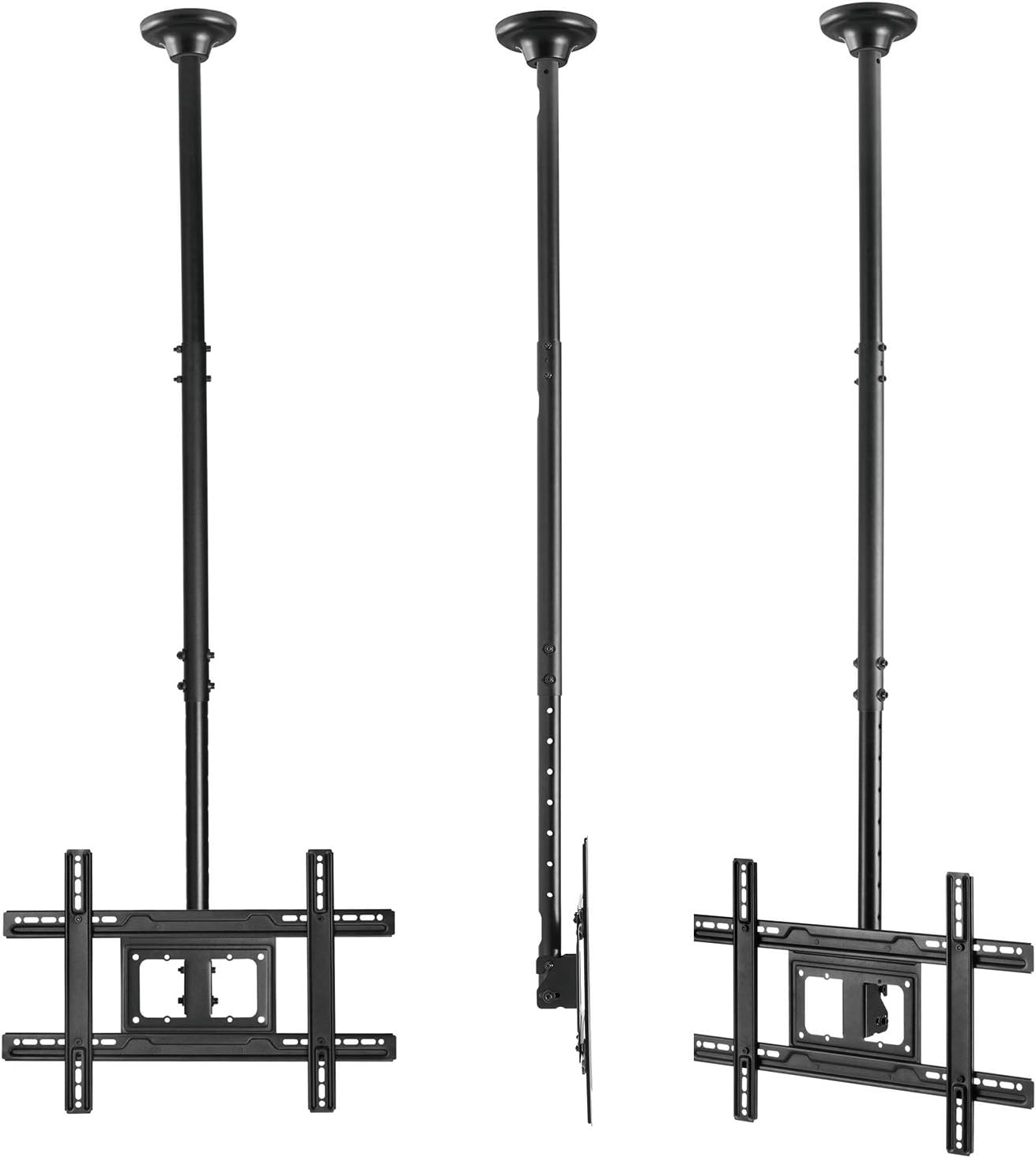 Maclean MC-803: Support de plafond pour TV LCD/LED 23–100" (≤50 kg) avec passage de câbles