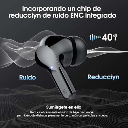 Thumbnail 2 de Auriculares inalámbricos Bluetooth 5.4 🛡️ IP7, 48H, Negro