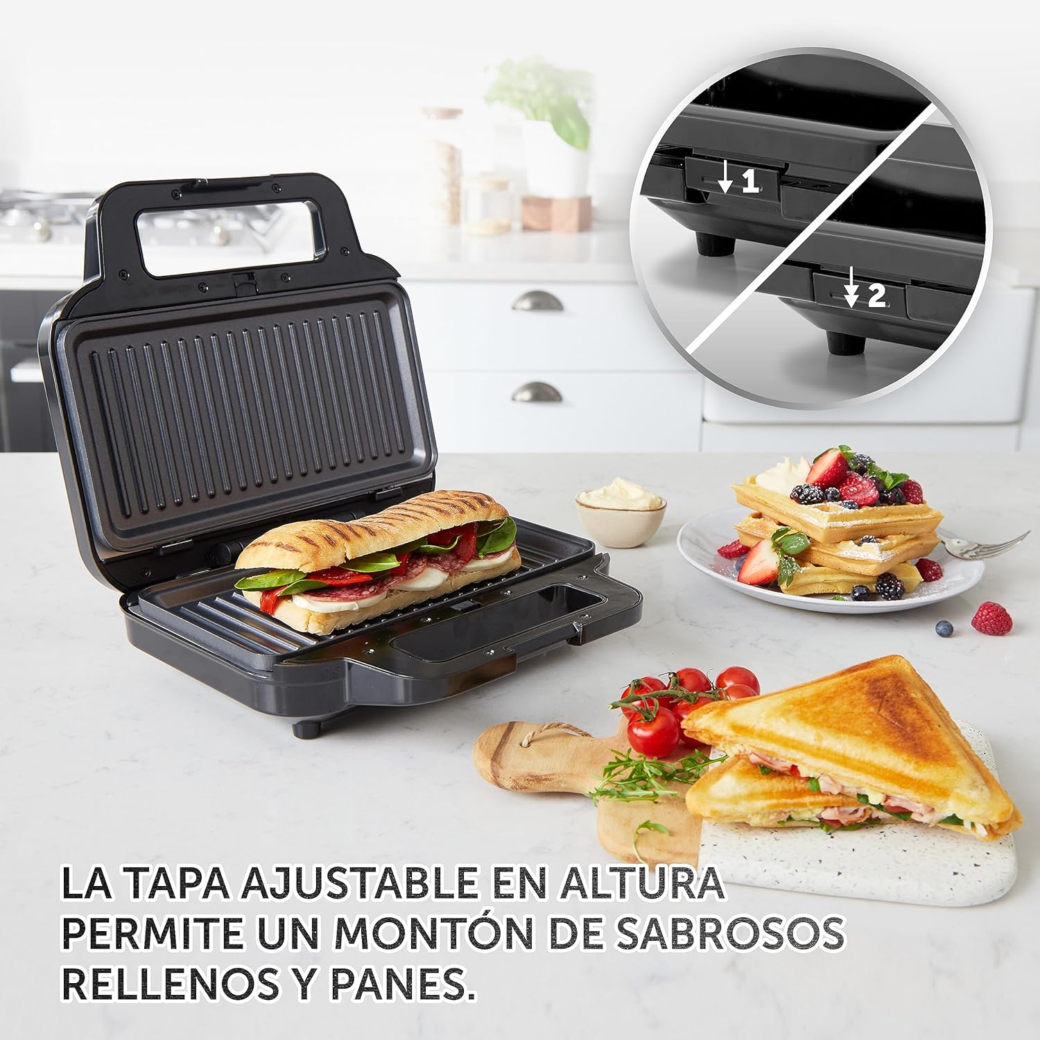 Thumbnail 3 de Sandwichera Breville 3-in-1 Ultimate | ¡Disfruta sándwiches, gofres y paninis! 🥪