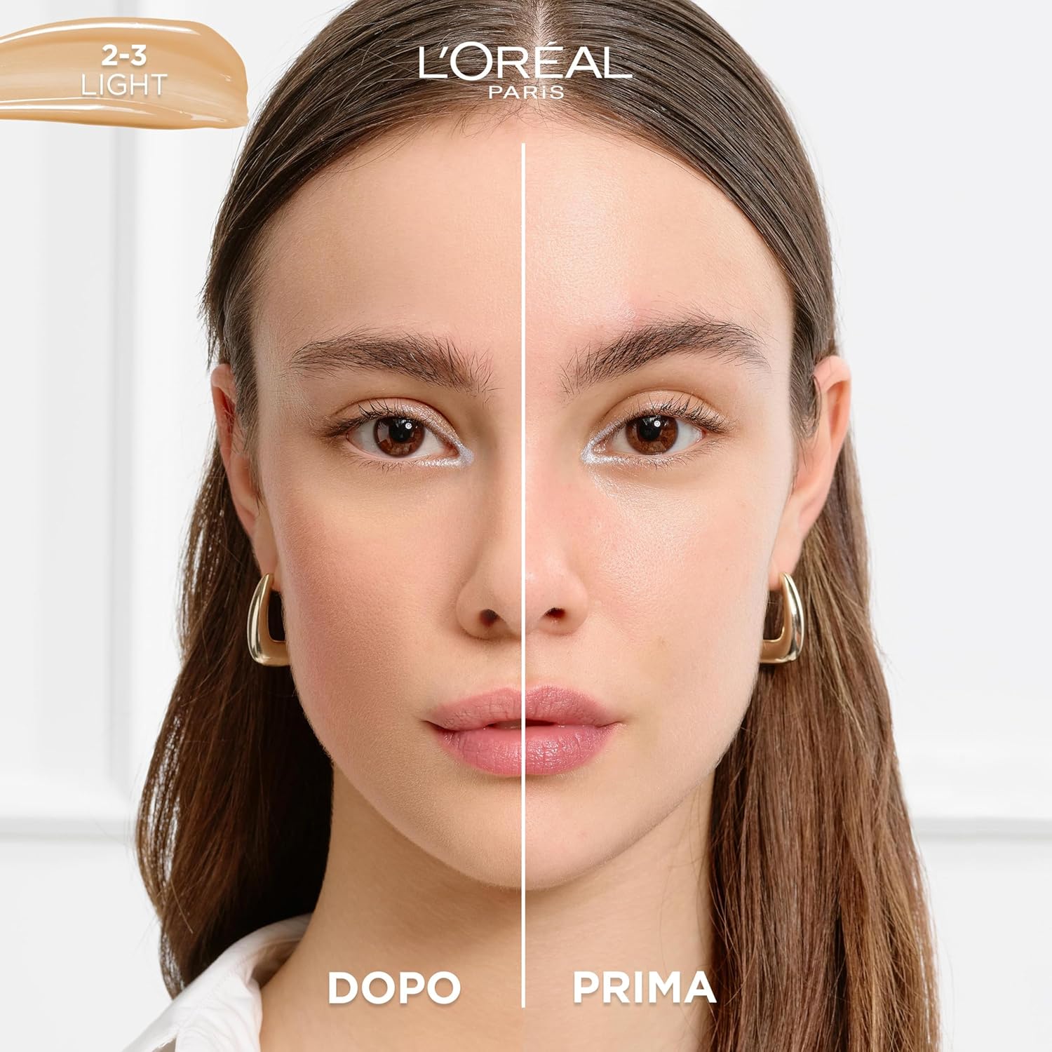 Detalle de L’Oréal Paris Siero Colorato Accord Parfait 2-3 Light – Siero+Fondotinta, 30 ml