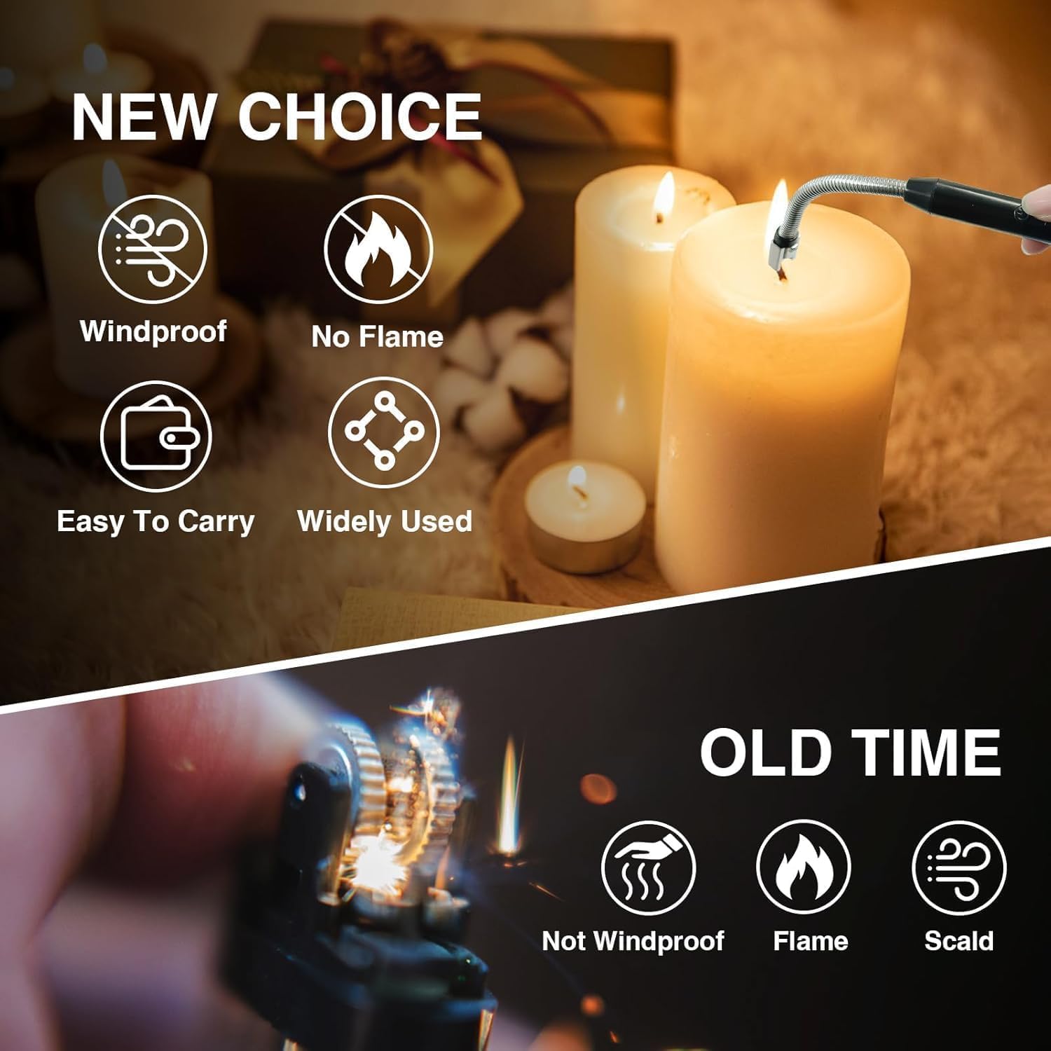 Detalle de Aouplry Candle Lighter 600 uses