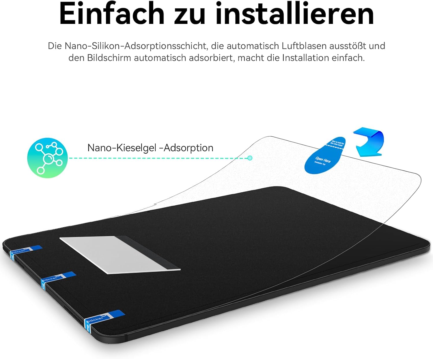 Thumbnail 4 de Protescreen 3er-Set Papierfolie für iPad Air 6/7/8 (13 Zoll) – matte Displayschutzfolie zum Zeichnen
