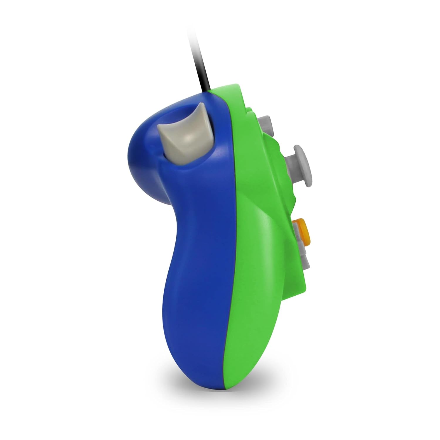 Detalle de Cirka Wired Controller for Wii/GameCube (Green/Blue) – GameCube Compatible Dual Analog Controller
