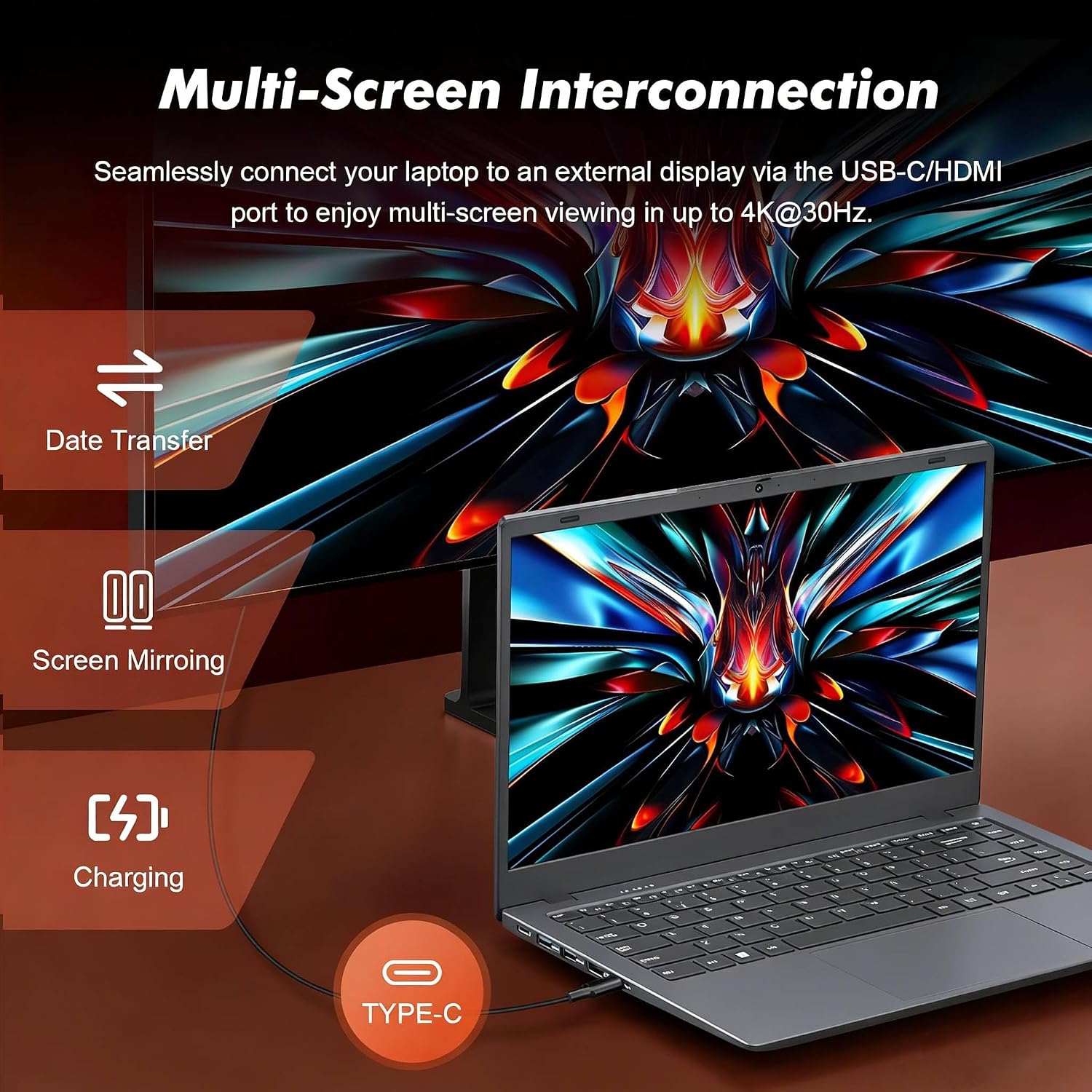 Detalle de BLUEING 15.6 Inch FHD Laptop with 16GB RAM and 256GB SSD (Pentium Gold 6500Y) – Windows 11