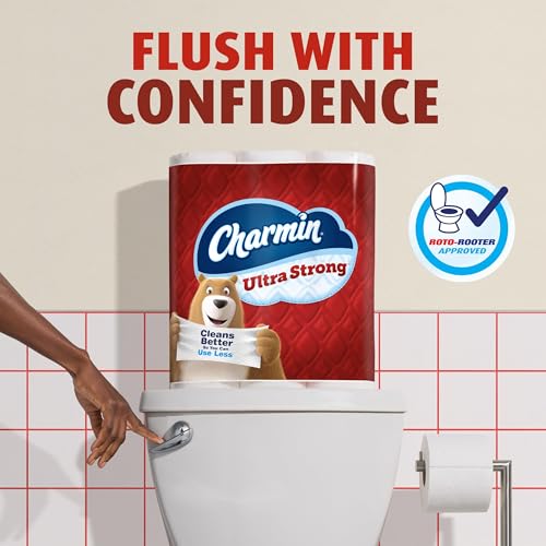 Thumbnail 8 de Charmin Ultra Strong Toilet Paper, 6 Mega Rolls (24 Regular Rolls) - 2-Ply, Diamond Texture