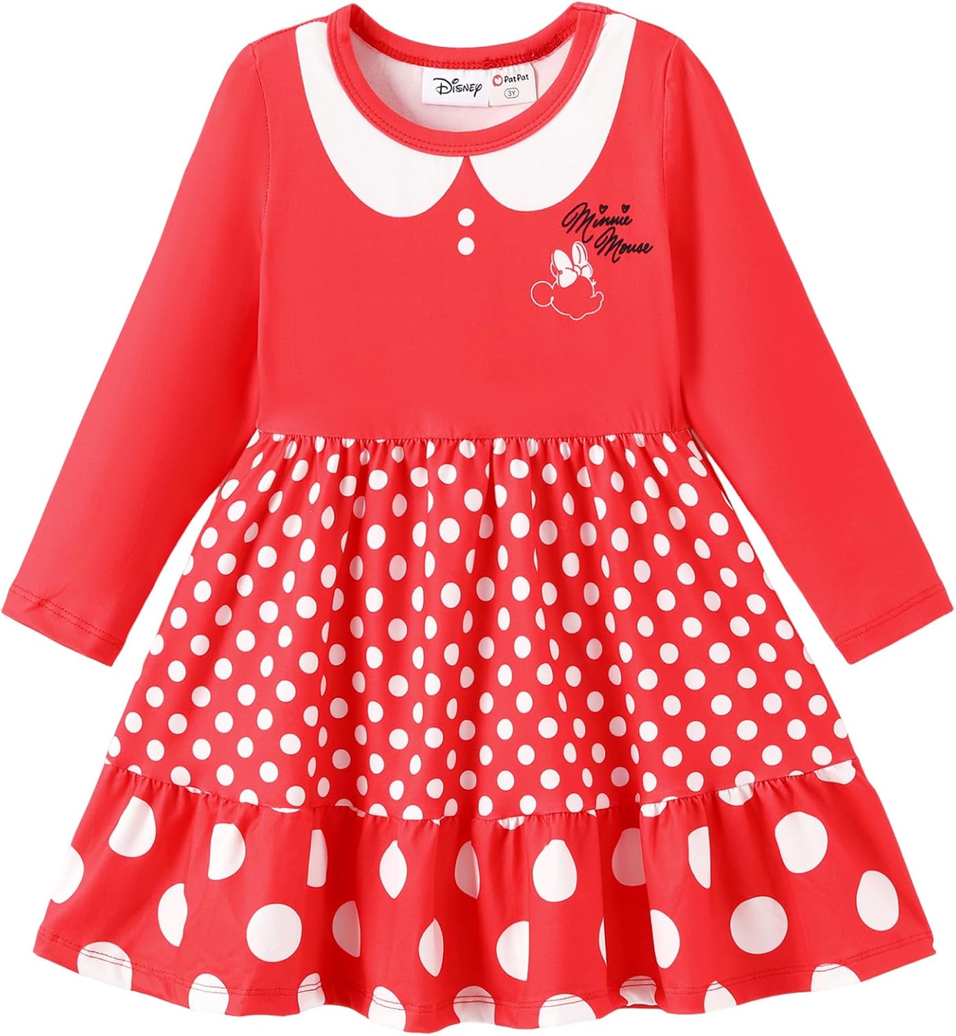 Thumbnail 4 de Disney Princess Frozen Elsa Minnie Stitch Floral Toddler Dress 2-6 Years