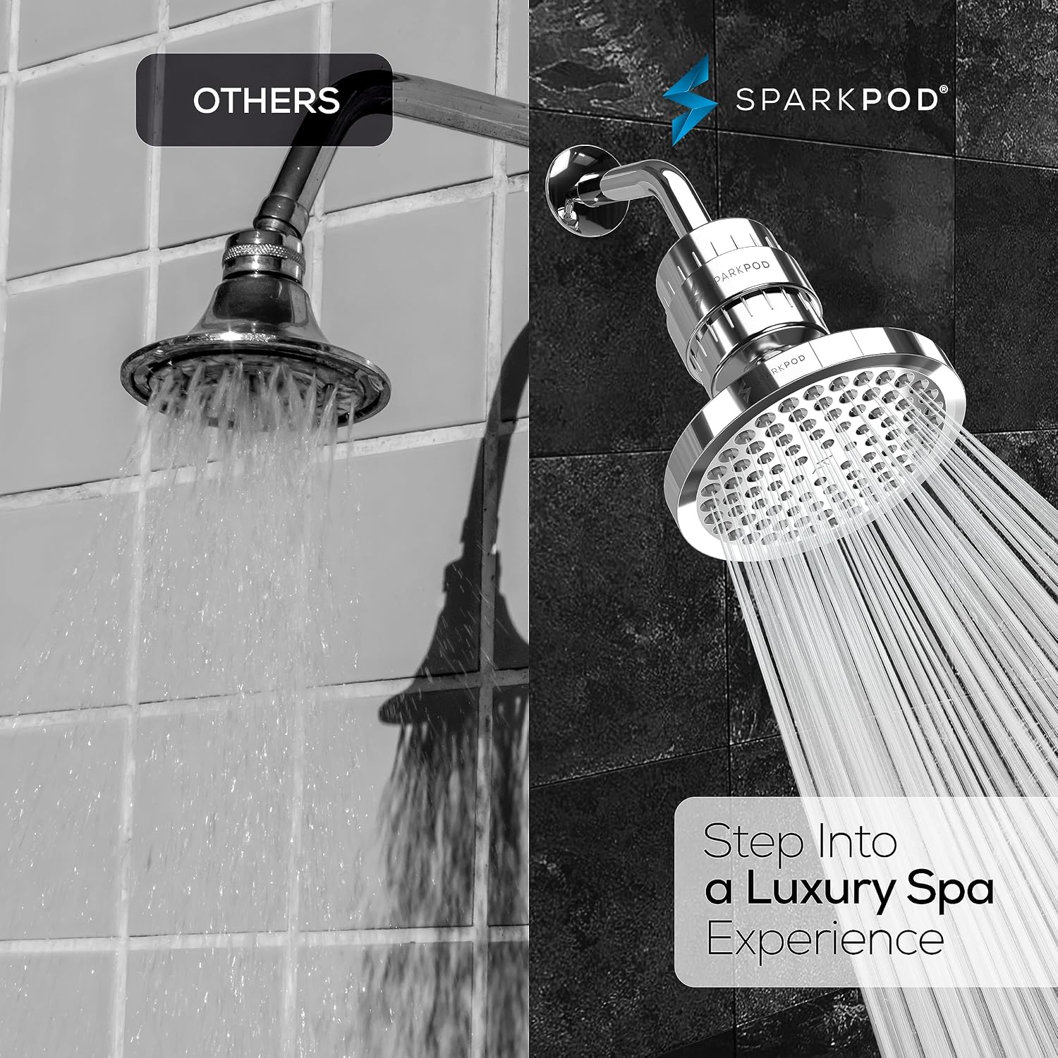Thumbnail 3 de SparkPod Filtered Shower Head, 6-Inch Round