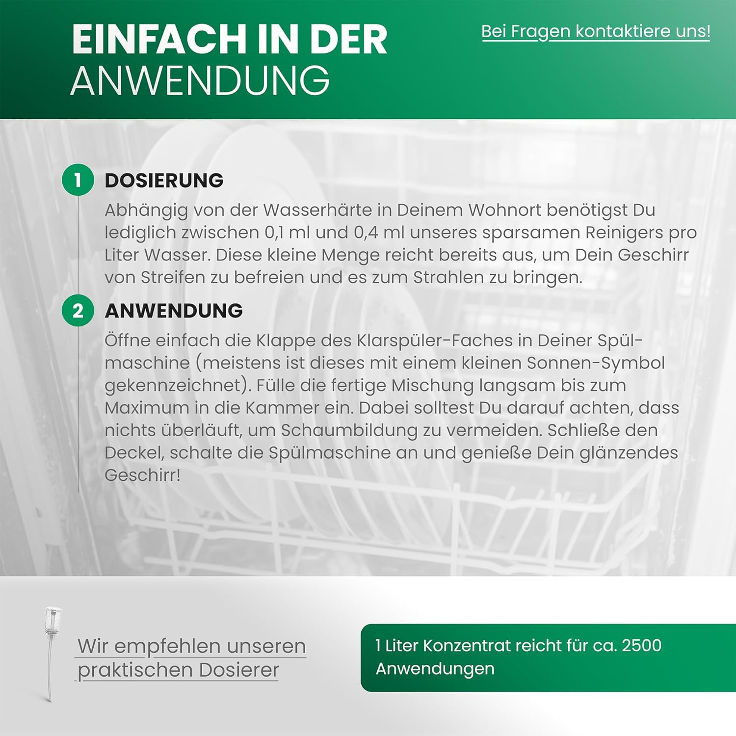 Thumbnail 3 de BiOHY Klarspüler (1 l) für die Spülmaschine – Bio-Geschirrspülmittel als Glanz- und Kalkschutz