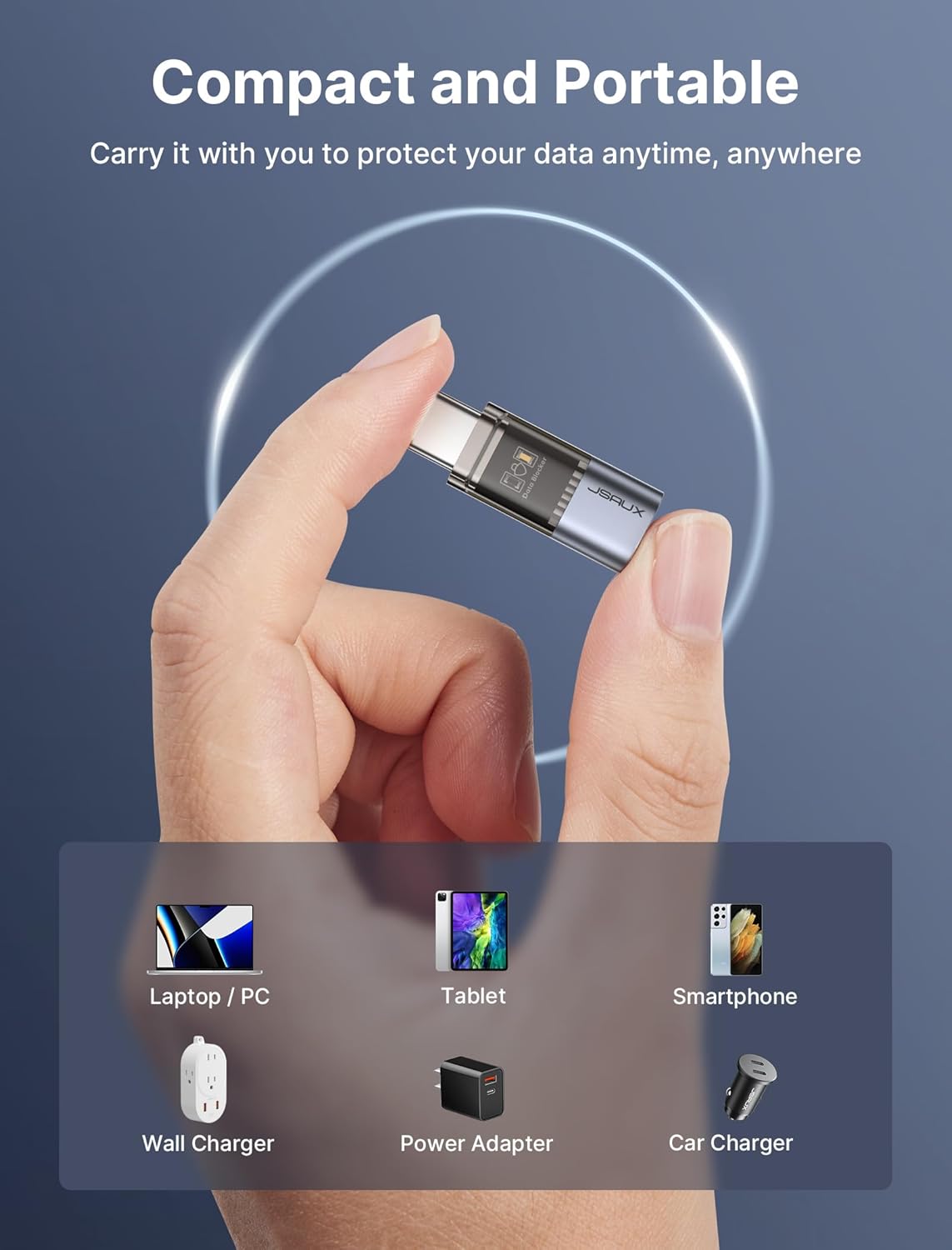 Thumbnail 6 de JSAUX USB Data Blocker & USB-C Data Blocker (4-Pack) for charging only