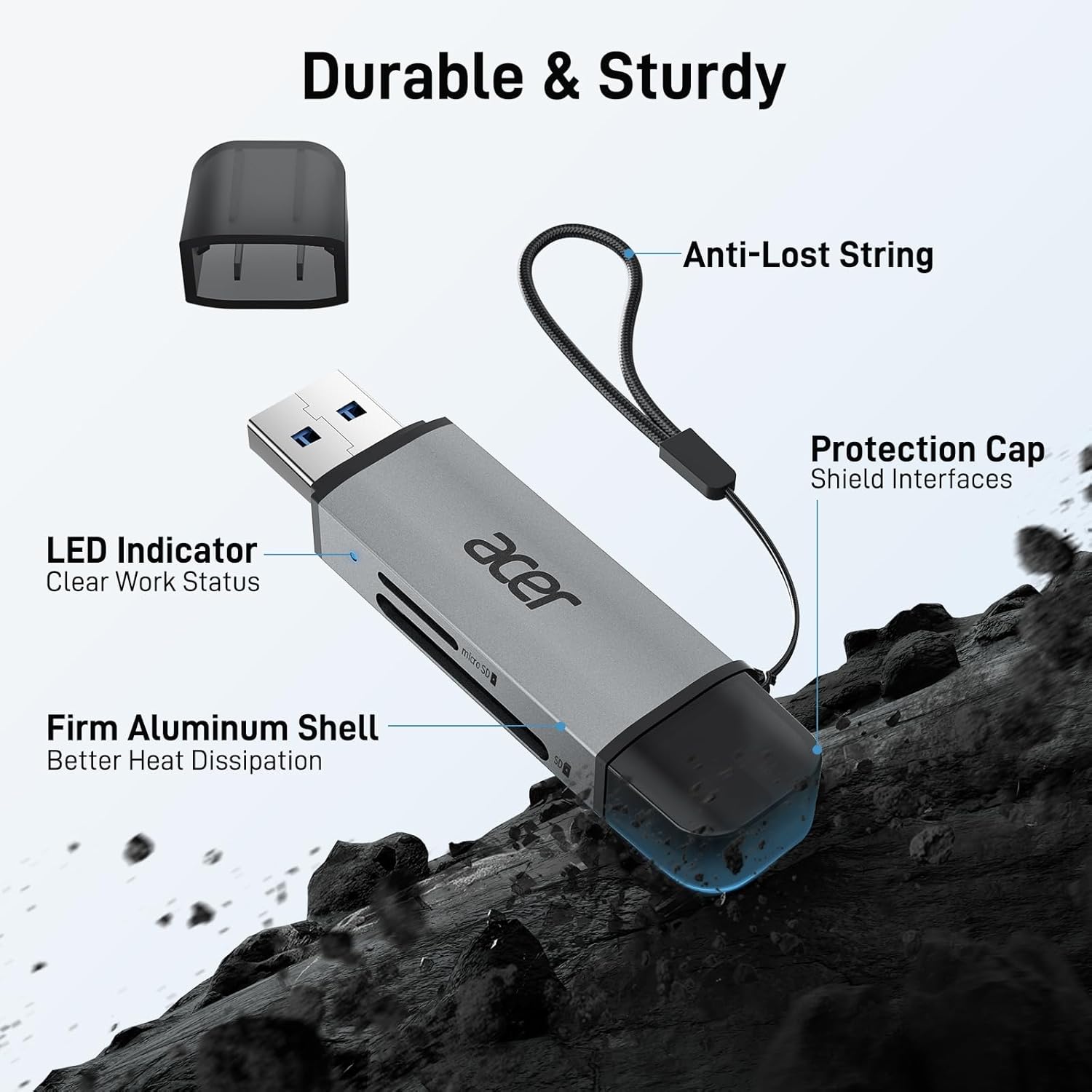 Thumbnail 6 de acer SD Card Reader USB C 5 Gbps