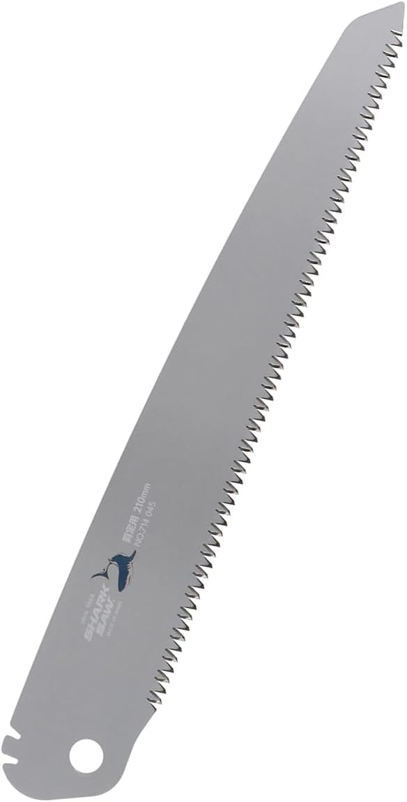 Detalle 2 de 高儀 シャークソー 剪定鋸替刃 240mm SK-85製・衝撃焼入・クリアコート
