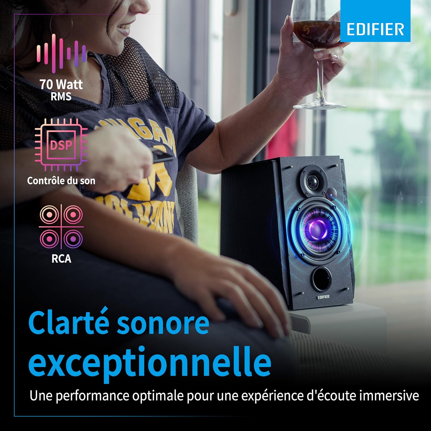 Thumbnail 5 de Edifier R1855DB enceinte 70 W