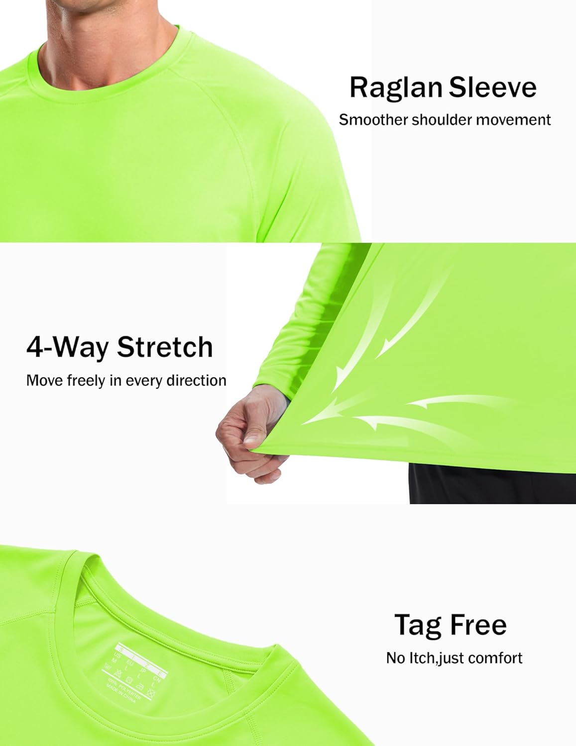 Thumbnail 4 de GOLDPKF Men’s UPF 50+ Sun UV Protection Long Sleeve Quick Dry T-Shirt