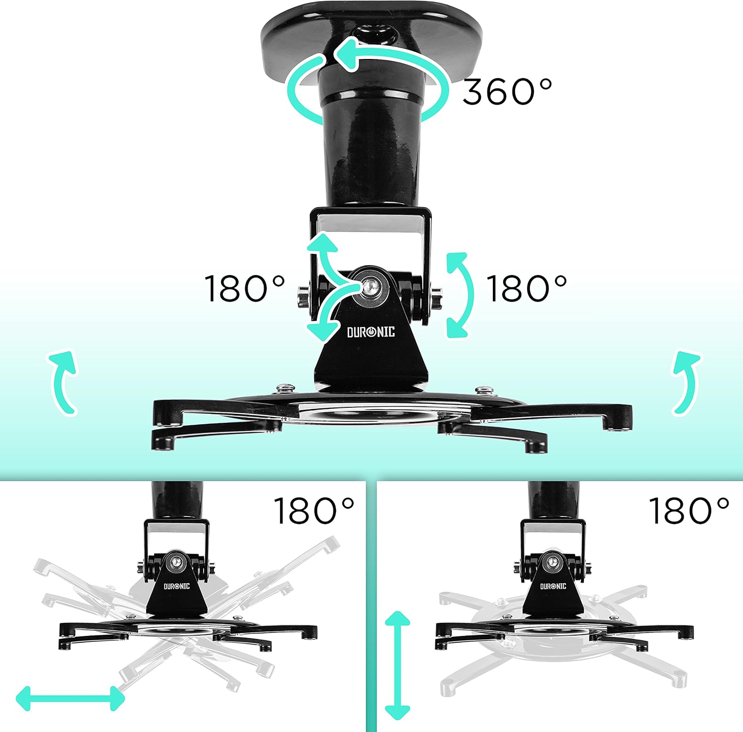 Detalle de Duronic PB01XB support vidéoprojecteur 10 kg