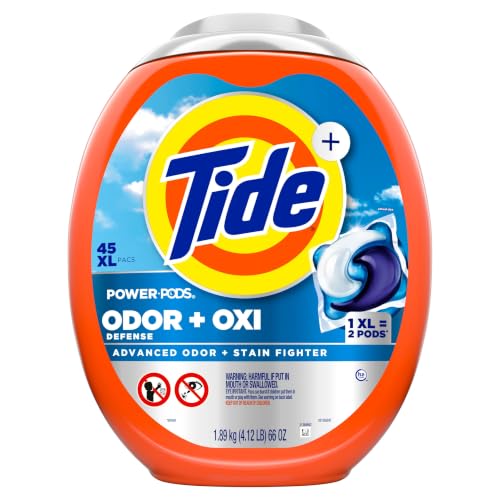 Thumbnail 11 de Tide Odor Defense + Oxi Laundry Detergent Pacs, Original Scent — 45 Count