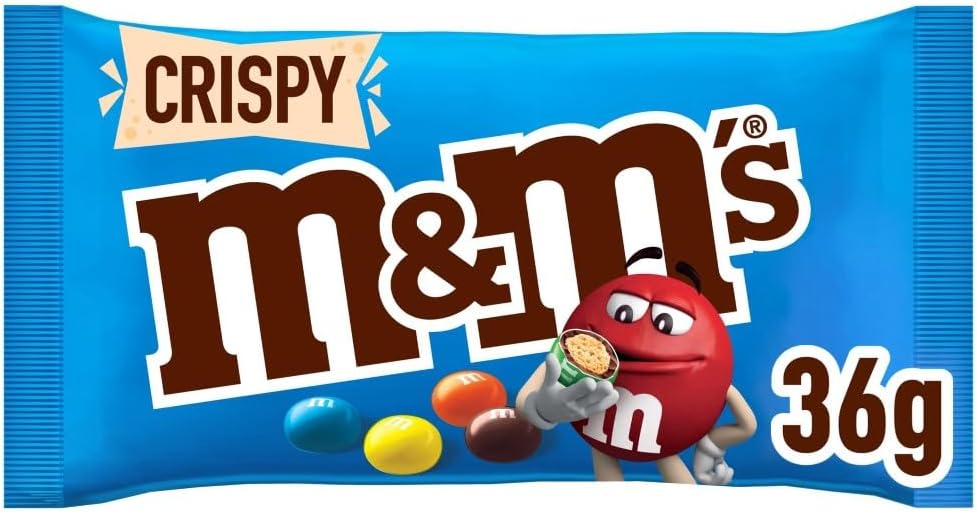 Thumbnail 2 de M&M'S Crispy Chocolat au Lait & Riz Soufflé – Grand format, 24 sachets de 36 g