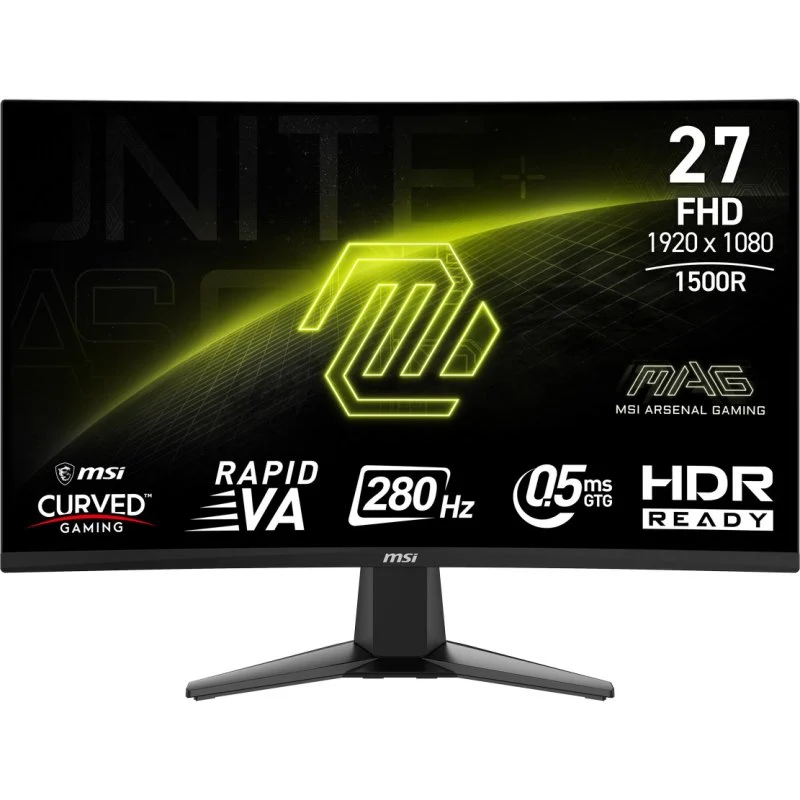 Detalle de MSI MAG 276CXF 27" LED Curvo 280Hz para Gamers