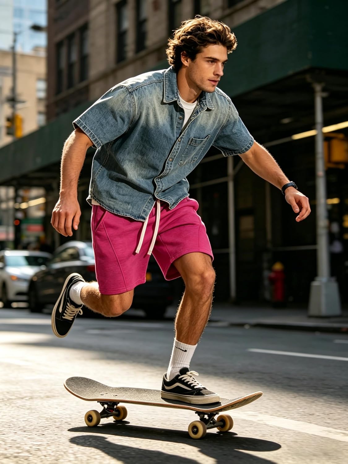 Detalle de ZUY Men's Sweat Shorts 8-Inch