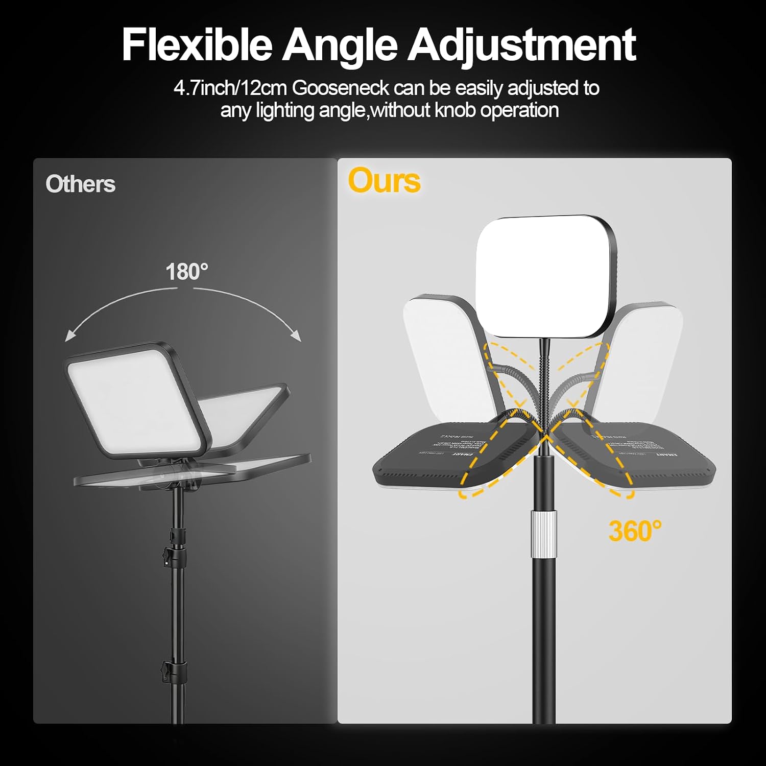 Thumbnail 6 de EMART LED Desk Ring Light for Video Conference – Dimmable 15W Ring Light with Bi-Colour Temp and USB Power