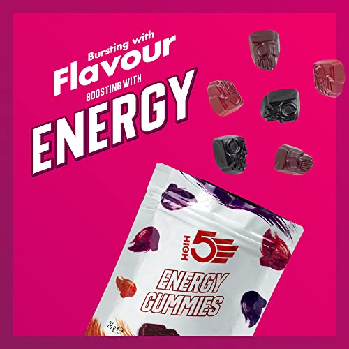 Detalle 2 de HIGH5 Energy Gummies for Running, Cycling & Hiking – Mixed Berry, 10 x 26g