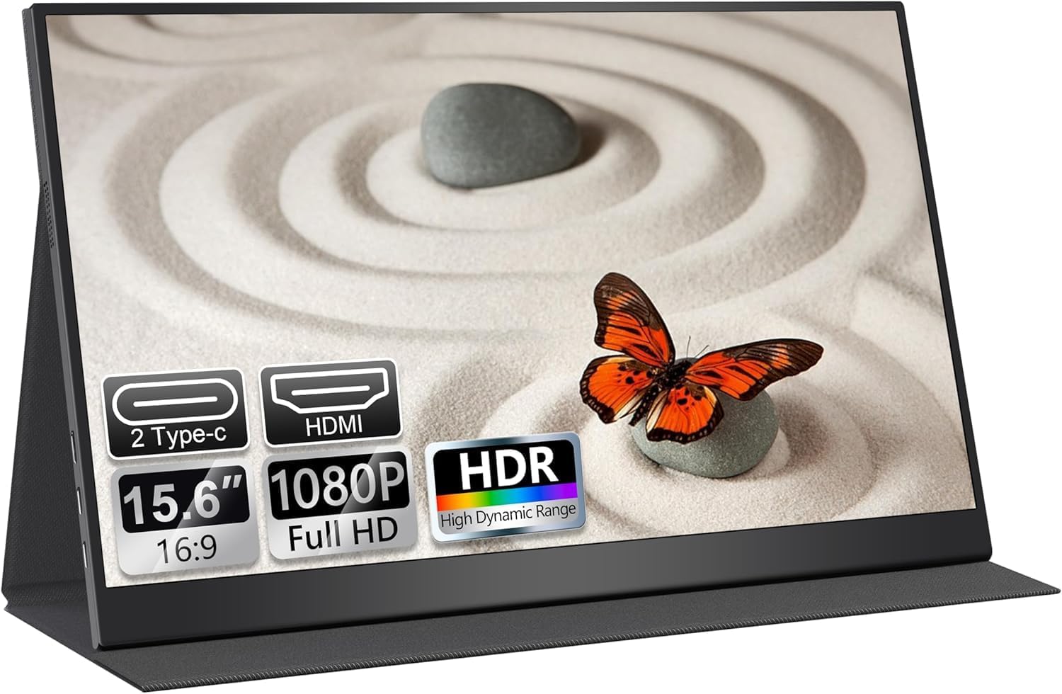 Detalle de UFYQL Portable Monitor 15,6 Zoll FHD IPS