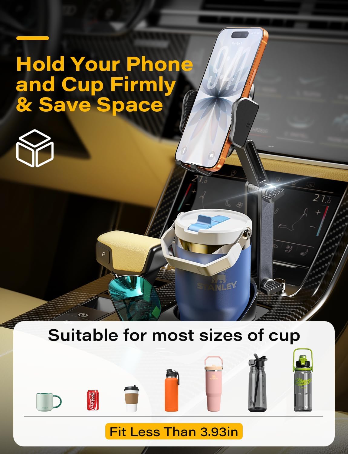 Thumbnail 2 de TAZENI 2-in-1 Cup Phone Holder 4.7-7"