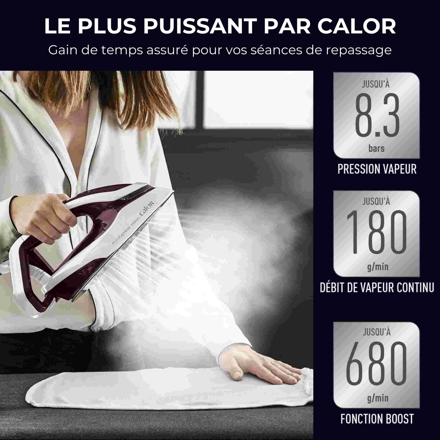Thumbnail 3 de Calor Pro Express Vision centrale vapeur 8,3 bars, 680 g/min