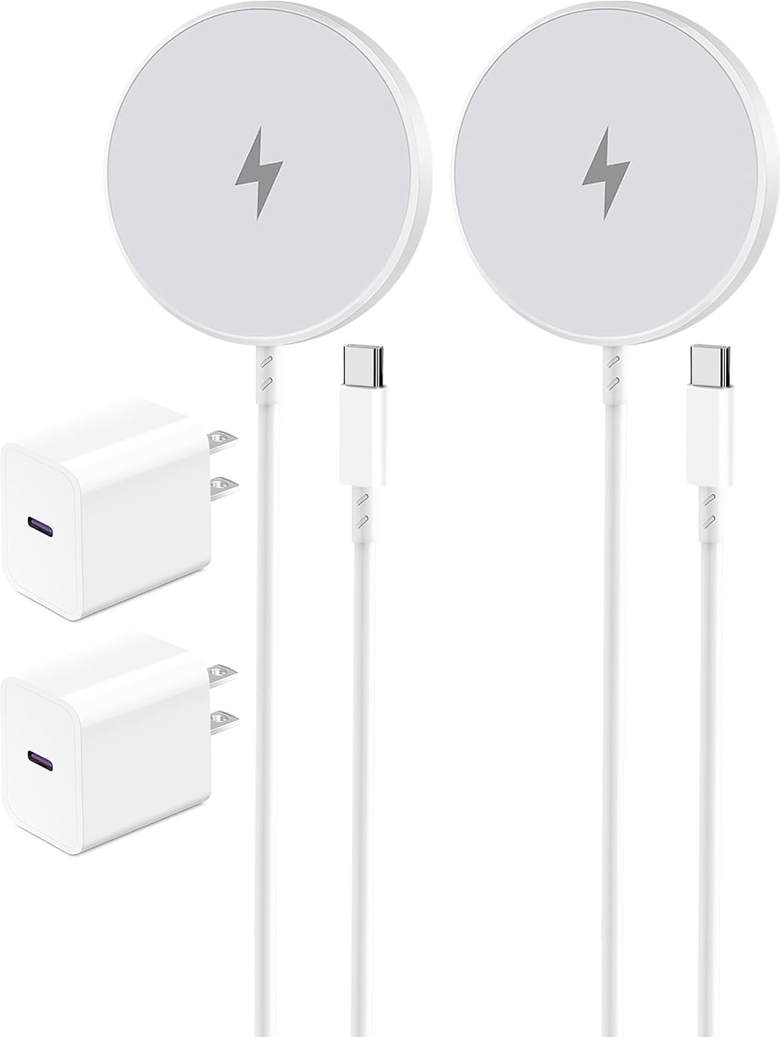 Detalle de Magnetic Wireless Charger for iPhone Fast Charging 2Set