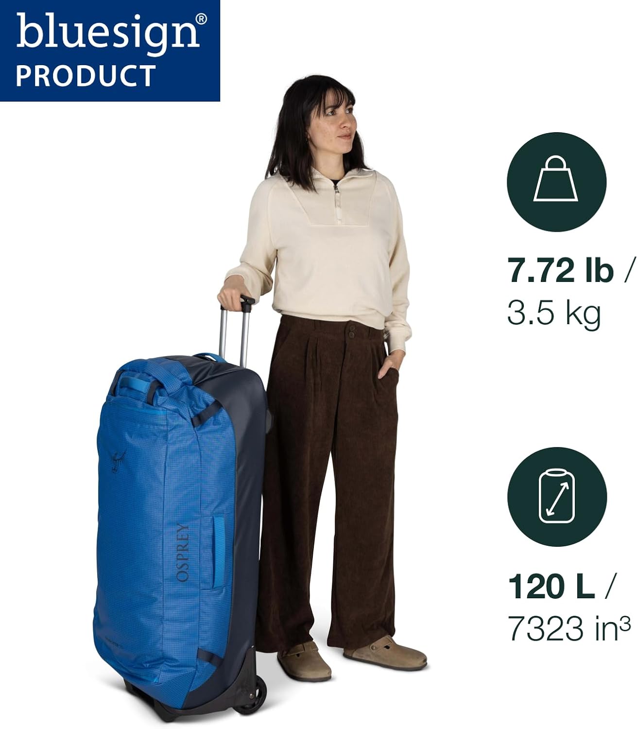 Detalle de Osprey Transporter 120L Wheeled Travel Duffel Bag