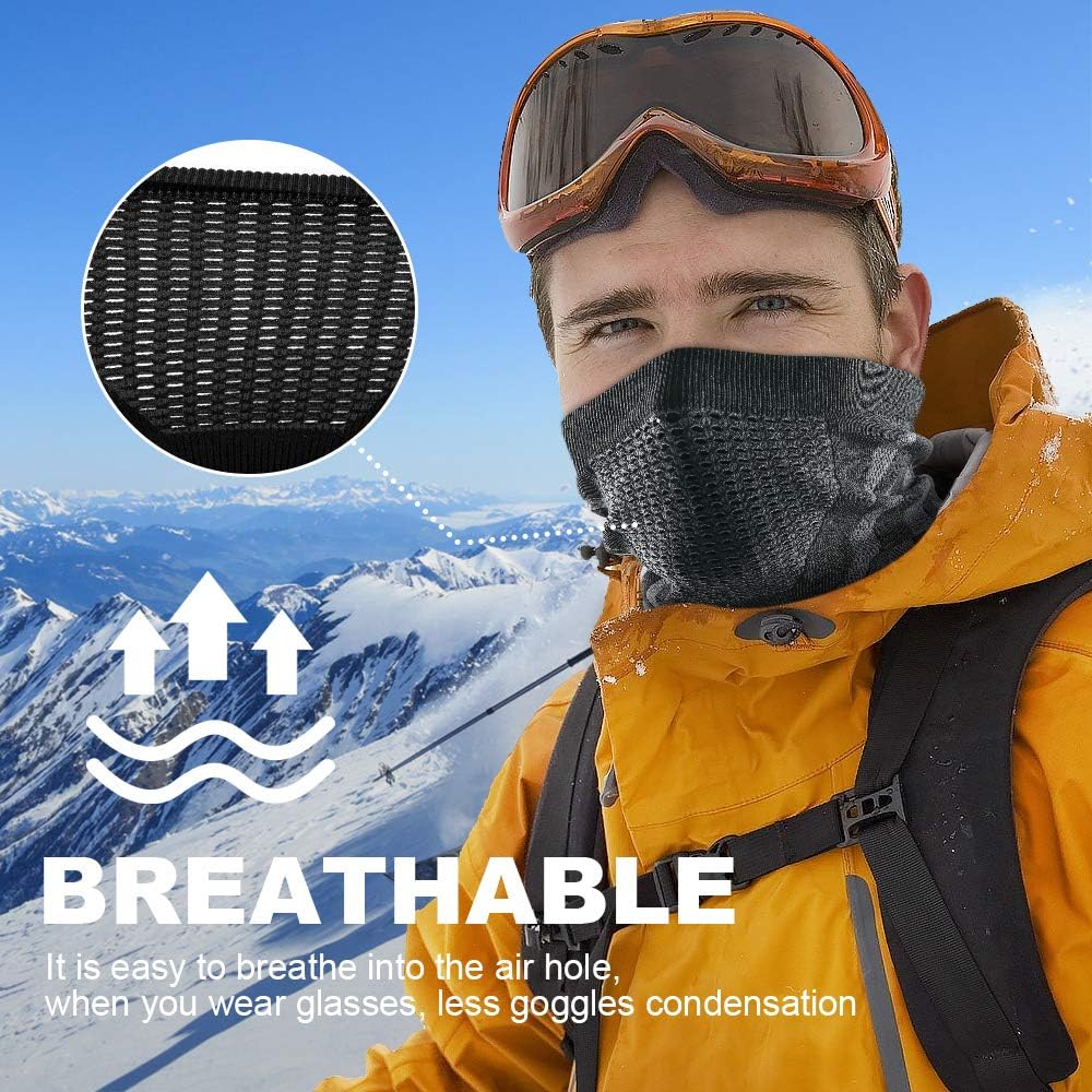 Detalle de WTACTFUL Winter Neck Warmer Gaiter Windproof Face Mask Balaclava Bandana