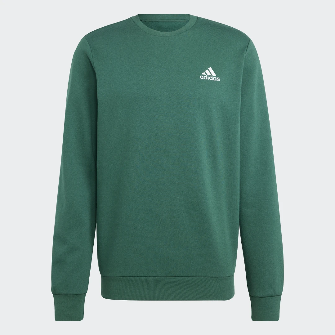 Detalle 2 de Sudadera Essentials Fleece de Adidas – verde