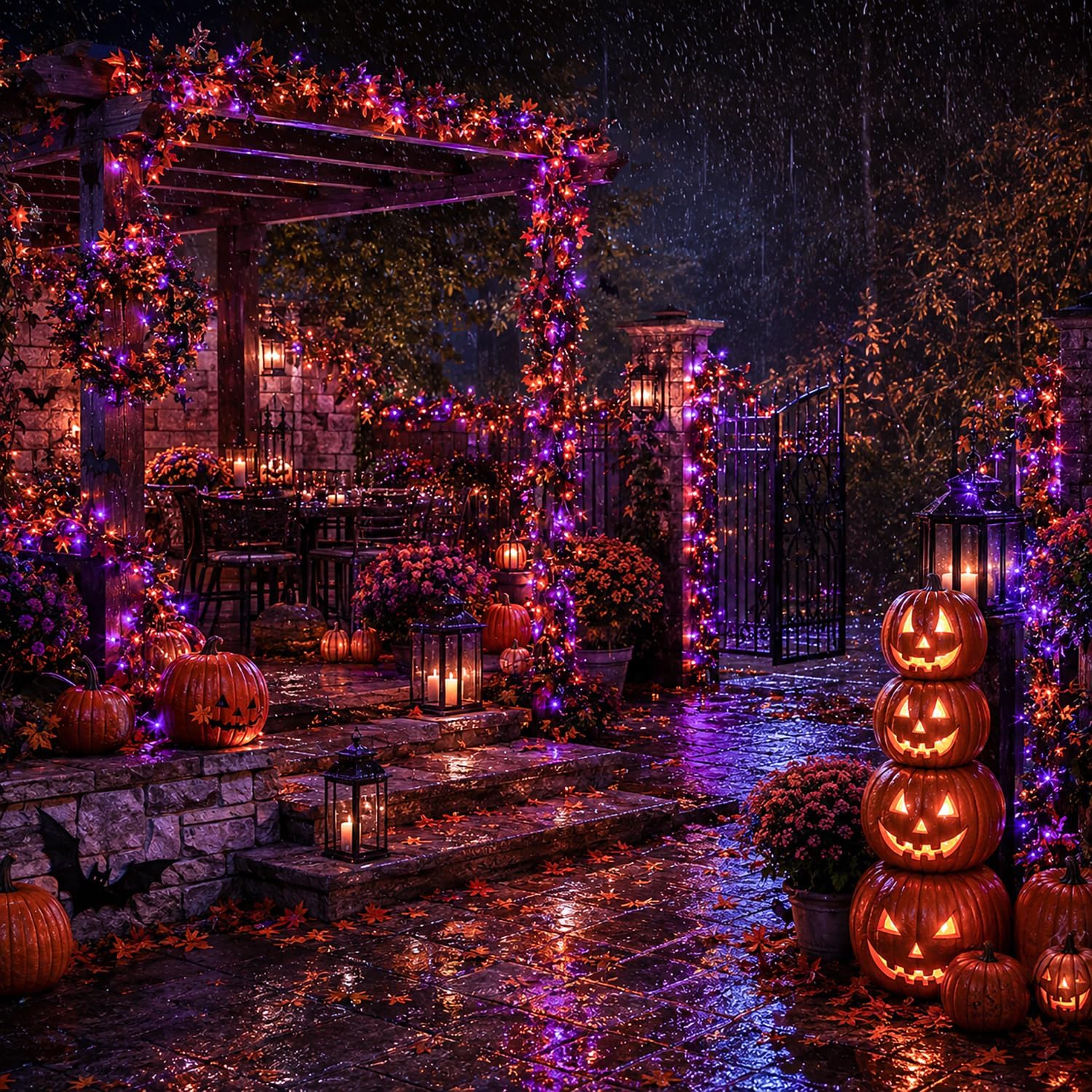 Detalle de Nisocy Halloween String Lights, 100FT