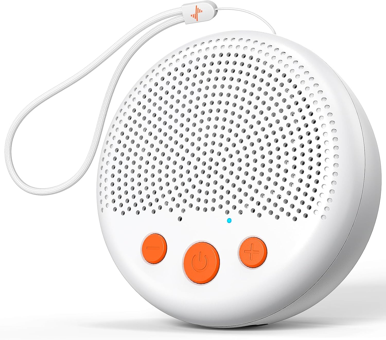 Detalle de Kunodi Shower Speaker (White) – Bluetooth waterproof portable speaker with suction cup and lanyard